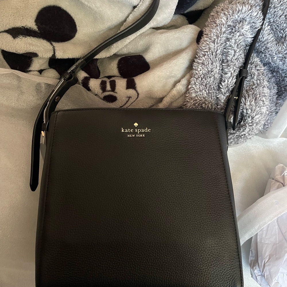 Kate Spade Black Textured Handbag